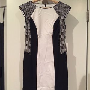 Black and white Calvin Klein dress, size 2